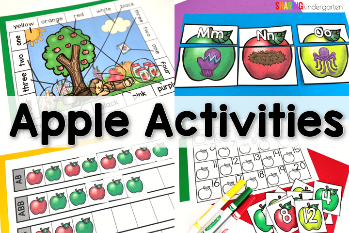 Let's Get Ready for Apple Week with Apple Activities.