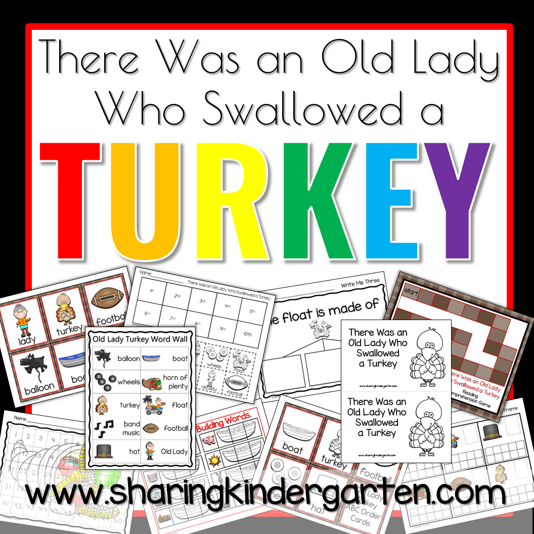 Slide1 11 There Was an Old Lady Who Swallowed a Turkey
