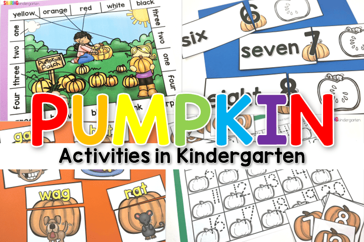 Pumpkin Patch Activities for Kindergarten