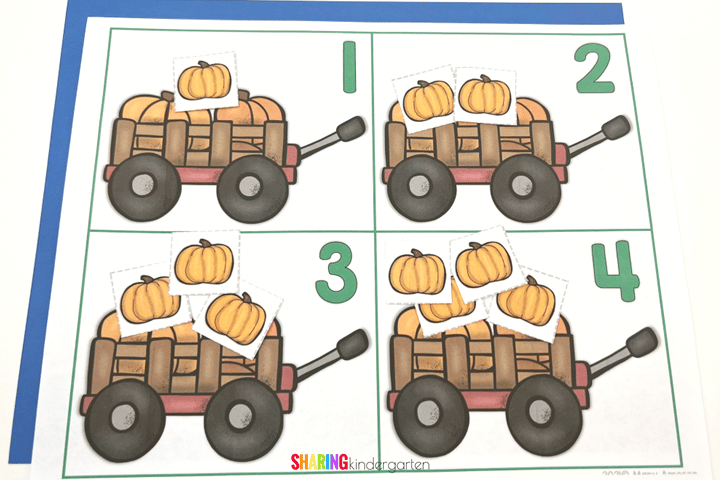 Pumpkin Wagon Counting