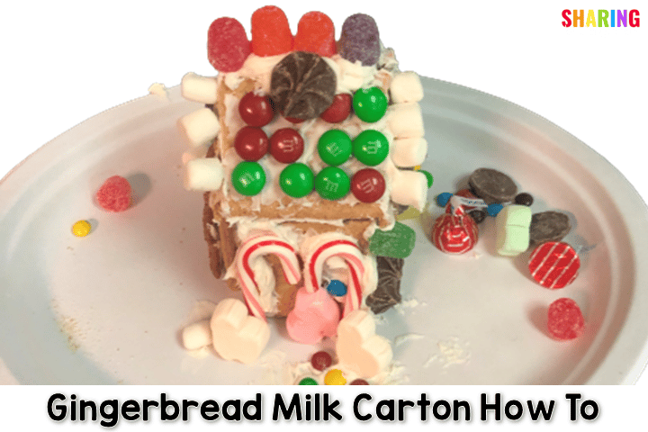 Gingerbread Milk Carton Houses