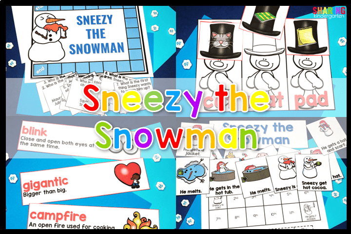 7 Sneezy the Snowman Activities and Printables