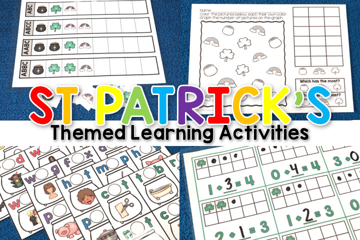 St. Patrick's Day Learning Activities for Kindergarten