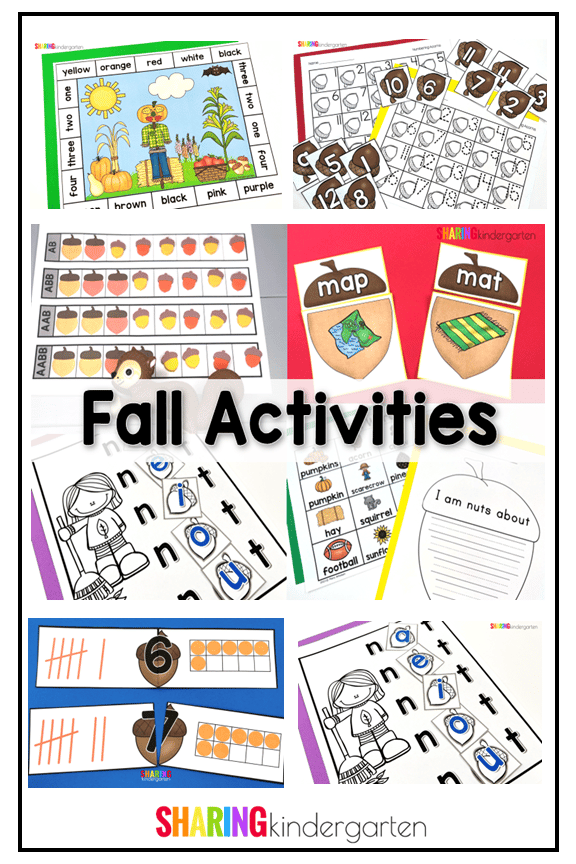 6 Fun Fall Learning Activities for Kindergarten