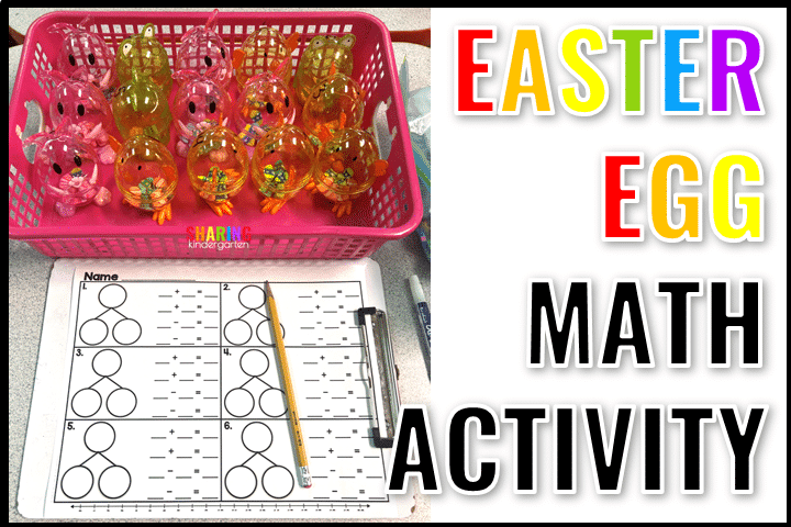 Easter Egg Math Activity for Kindergarten