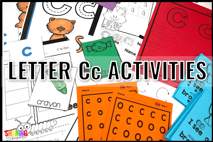 Letter Cc: Science of Reading Activities for Kindergarten Teachers
