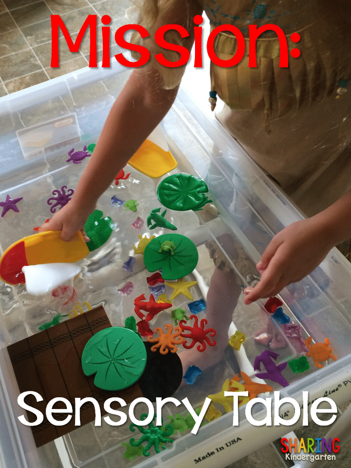 Sensory Table for Kindergarten