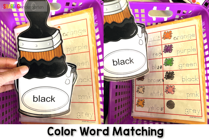 Matching Color Words with a Helpful Guide