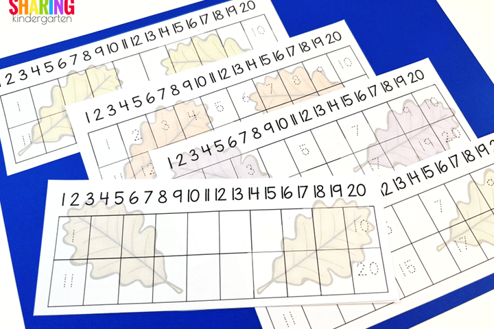 The Leaf Thief Activity: Number Writing Printables
