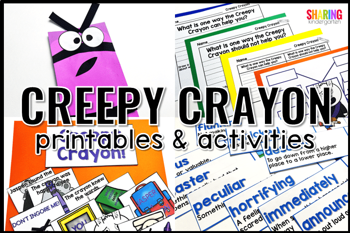 Creepy Crayon Activities and Creepy Crayon Craft