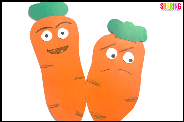 Creepy Carrots Activities in Kindergarten Art Project and Craft