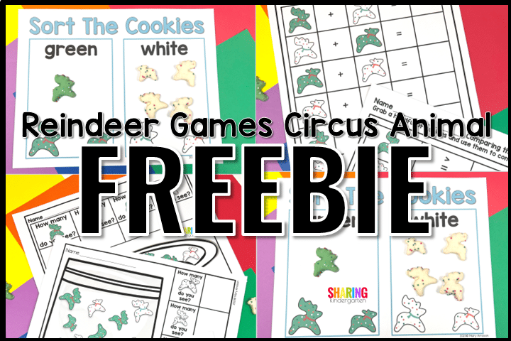 Free Christmas Graph Worksheet with Reindeer Game Cookies