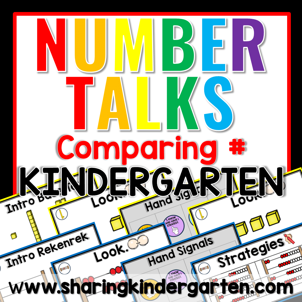 Number Talks Comparing Numbers 1-10