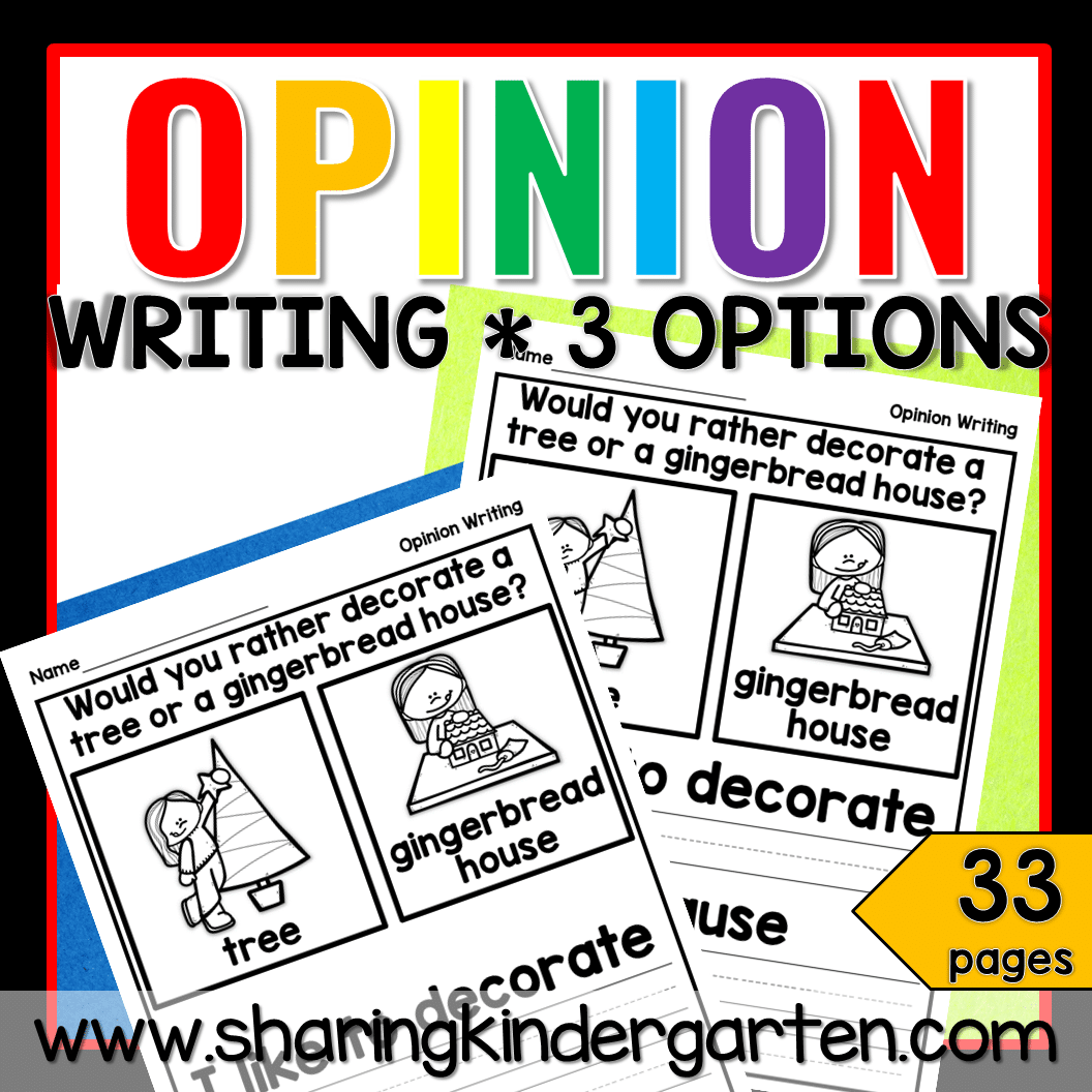 Christmas Opinion Writing Prompts