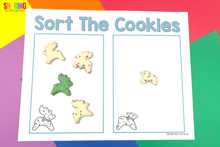 Sort the Cookies Reindeer Games Cookies
