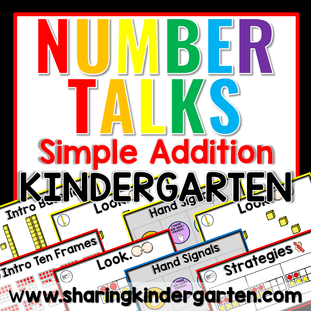 Number Talks in Kindergarten: Simple Addition