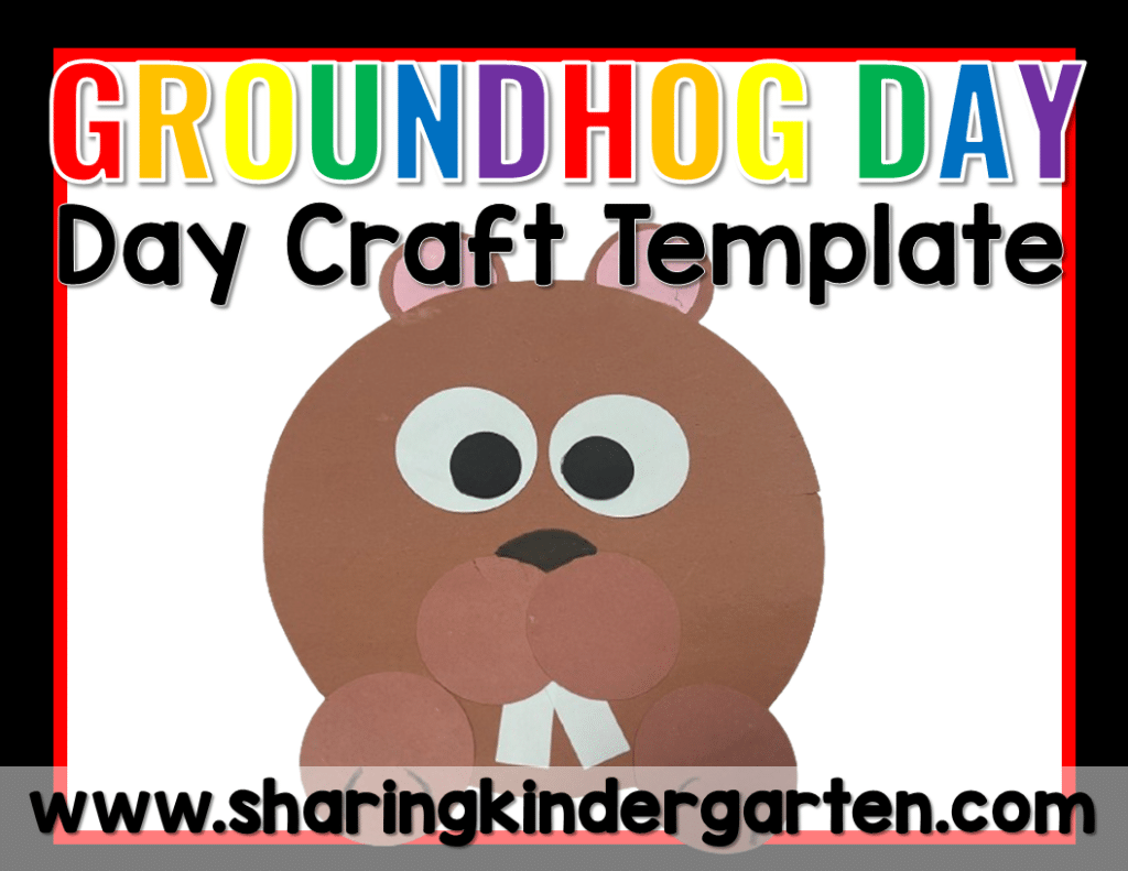Groundhog Day Craft Template