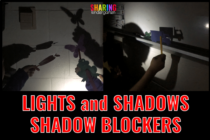 Shadow Blockes Kindergarten Lights and Shadows Activities
