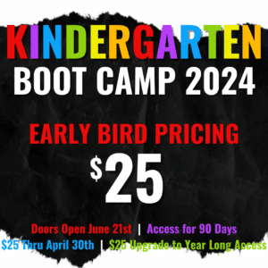 Kindergarten Boot Camp