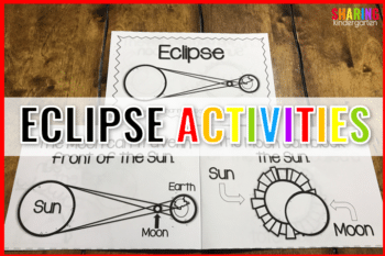 Solar Eclipse Activities and Printables for Kindergarten