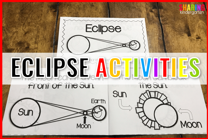 Solar Eclipse Activities and Printables for Kindergarten