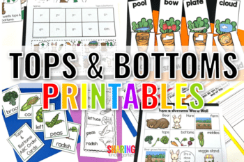 Engaging Tops and Bottoms Printables and Activities - Sharing Kindergarten