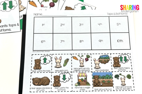 Engaging Tops and Bottoms Printables and Activities - Sharing Kindergarten