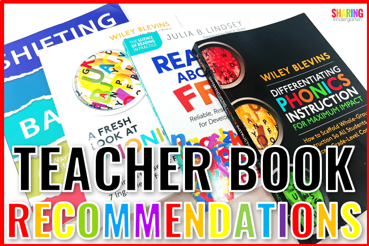 Teacher Book Recommendations: Science of Reading Books for PD