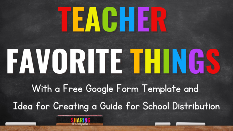 Teachers Favorite Things