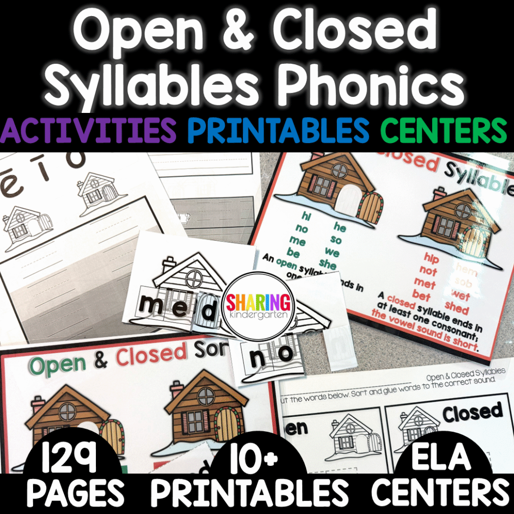 Open & Closed Syllables