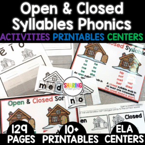 Open & Closed Syllables