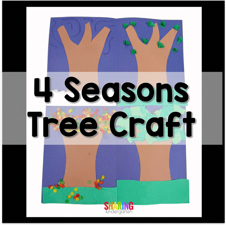 Weather Tree Craft Time 4 Season Tree Craft for Preschool and Kindergarten - Sharing Kindergarten