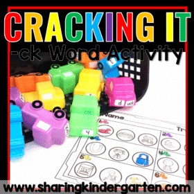 -ck word building freebie