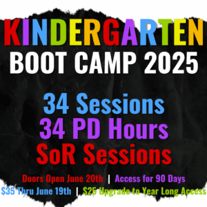 Kindergarten Boot Camp 2025