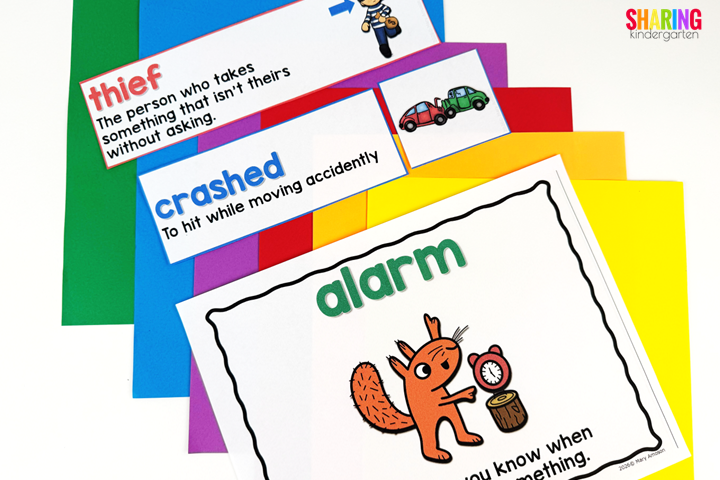 Vocabulary Word for The Sun Thief