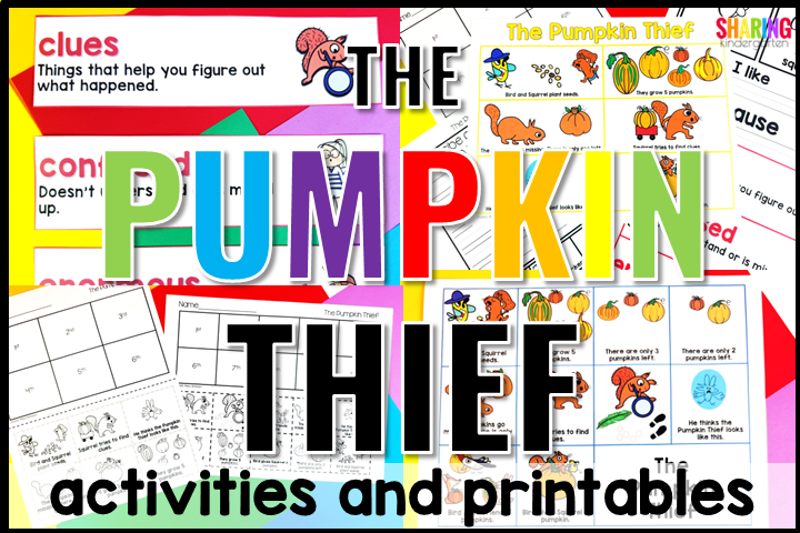 The Pumpkin Thief Activities and Printables